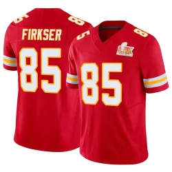 Men's Anthony Firkser Kansas City Chiefs No.85 Limited Vapor F.U.S.E. Super Bowl LIX Jersey - Red