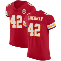 Men's Anthony Sherman Kansas City Chiefs No.42 Elite Team Color Vapor Untouchable Jersey - Red