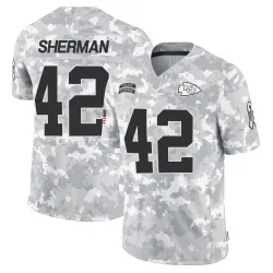 Men's Anthony Sherman Kansas City Chiefs No.42 Limited 2024 Salute to Service Jersey - Arctic Camo
