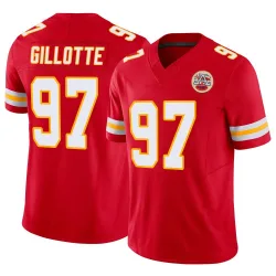 Men's Ashton Gillotte Kansas City Chiefs No.97 Limited Vapor F.U.S.E. Jersey - Red