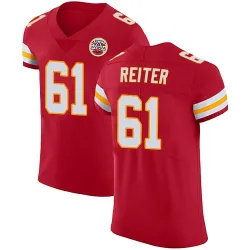Men's Austin Reiter Kansas City Chiefs No.61 Elite Team Color Vapor Untouchable Jersey - Red