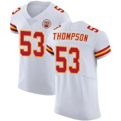 Men's BJ Thompson Kansas City Chiefs No.53 Elite Vapor Untouchable Jersey - White