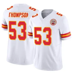 Men's BJ Thompson Kansas City Chiefs No.53 Limited Vapor F.U.S.E. Jersey - White