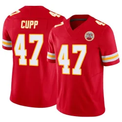 Men's Baylor Cupp Kansas City Chiefs No.47 Limited Vapor F.U.S.E. Jersey - Red
