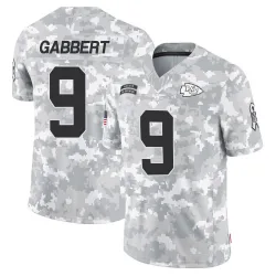Men's Blaine Gabbert Kansas City Chiefs No.9 Limited 2024 Salute to Service Jersey - Arctic Camo
