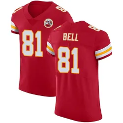 Men's Blake Bell Kansas City Chiefs No.81 Elite Team Color Vapor Untouchable Jersey - Red