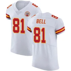 Men's Blake Bell Kansas City Chiefs No.81 Elite Vapor Untouchable Jersey - White
