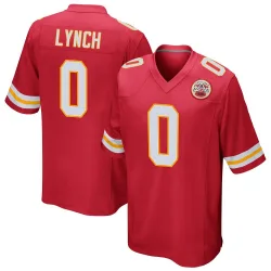 Men's Blake Lynch Kansas City Chiefs No.0 Game Team Color Jersey - Red