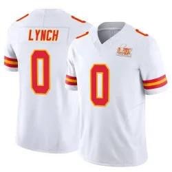 Men's Blake Lynch Kansas City Chiefs No.0 Limited Vapor F.U.S.E. Super Bowl LIX Jersey - White