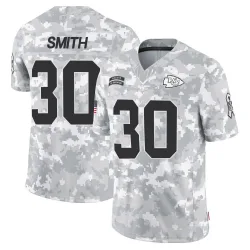 Men's Brashard Smith Kansas City Chiefs No.30 Limited 2024 Salute to Service Jersey - Arctic Camo