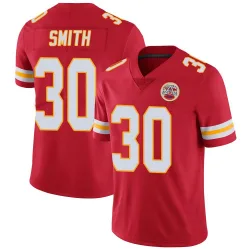 Men's Brashard Smith Kansas City Chiefs No.30 Limited Team Color Vapor Untouchable Jersey - Red