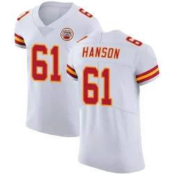 Men's C.J. Hanson Kansas City Chiefs No.61 Elite Vapor Untouchable Jersey - White