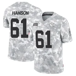 Men's C.J. Hanson Kansas City Chiefs No.61 Limited 2024 Salute to Service Jersey - Arctic Camo