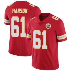 Men's C.J. Hanson Kansas City Chiefs No.61 Limited Team Color Vapor Untouchable Jersey - Red