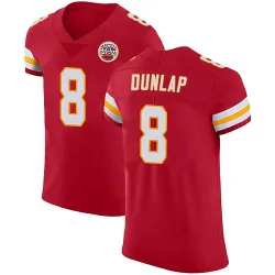 Men's Carlos Dunlap Kansas City Chiefs No.8 Elite Team Color Vapor Untouchable Jersey - Red