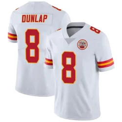 Men's Carlos Dunlap Kansas City Chiefs No.8 Limited Vapor Untouchable Jersey - White