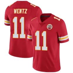 Men's Carson Wentz Kansas City Chiefs No.11 Limited Team Color Vapor Untouchable Jersey - Red