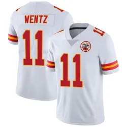 Men's Carson Wentz Kansas City Chiefs No.11 Limited Vapor Untouchable Jersey - White