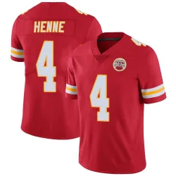 Men's Chad Henne Kansas City Chiefs No.4 Limited Team Color Vapor Untouchable Jersey - Red