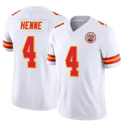 Men's Chad Henne Kansas City Chiefs No.4 Limited Vapor F.U.S.E. Jersey - White