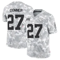 Men's Chamarri Conner Kansas City Chiefs No.27 Limited 2024 Salute to Service Jersey - Arctic Camo