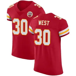 Men's Charcandrick West Kansas City Chiefs No.30 Elite Team Color Vapor Untouchable Jersey - Red