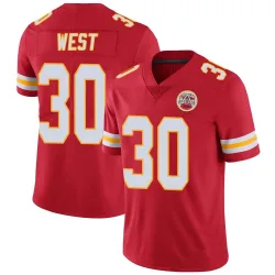 Men's Charcandrick West Kansas City Chiefs No.30 Limited Team Color Vapor Untouchable Jersey - Red