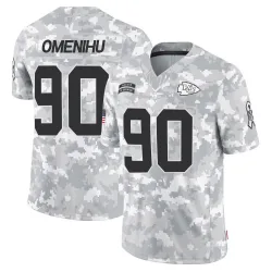 Men's Charles Omenihu Kansas City Chiefs No.90 Limited 2024 Salute to Service Jersey - Arctic Camo