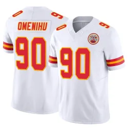 Men's Charles Omenihu Kansas City Chiefs No.90 Limited Vapor F.U.S.E. Jersey - White