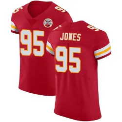 Men's Chris Jones Kansas City Chiefs No.95 Elite Team Color Vapor Untouchable Jersey - Red