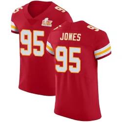 Men's Chris Jones Kansas City Chiefs No.95 Elite Team Color Vapor Untouchable Super Bowl LIX Jersey - Red