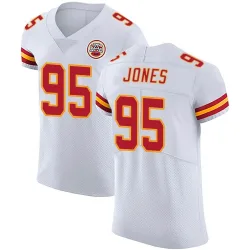 Men's Chris Jones Kansas City Chiefs No.95 Elite Vapor Untouchable Jersey - White