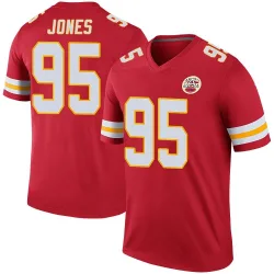 Men's Chris Jones Kansas City Chiefs No.95 Legend Color Rush Jersey - Red
