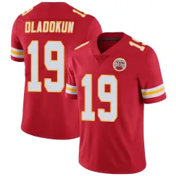 Men's Chris Oladokun Kansas City Chiefs No.19 Limited Team Color Vapor Untouchable Jersey - Red