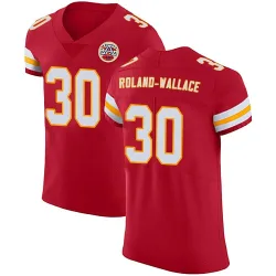 Men's Christian Roland-Wallace Kansas City Chiefs No.30 Elite Team Color Vapor Untouchable Jersey - Red