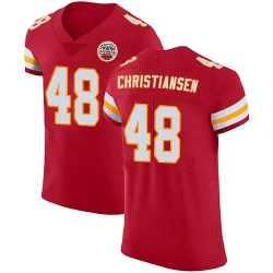 Men's Cole Christiansen Kansas City Chiefs No.48 Elite Team Color Vapor Untouchable Jersey - Red