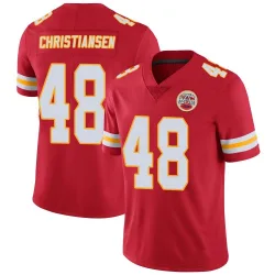 Men's Cole Christiansen Kansas City Chiefs No.48 Limited Team Color Vapor Untouchable Jersey - Red