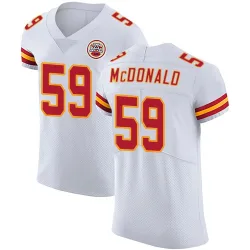 Men's Cooper McDonald Kansas City Chiefs No.59 Elite Vapor Untouchable Jersey - White