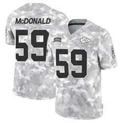 Men's Cooper McDonald Kansas City Chiefs No.59 Limited 2024 Salute to Service Jersey - Arctic Camo
