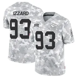 Men's Coziah Izzard Kansas City Chiefs No.93 Limited 2024 Salute to Service Jersey - Arctic Camo