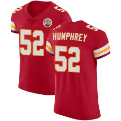 Men's Creed Humphrey Kansas City Chiefs No.52 Elite Team Color Vapor Untouchable Jersey - Red