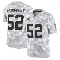 Men's Creed Humphrey Kansas City Chiefs No.52 Limited 2024 Salute to Service Jersey - Arctic Camo