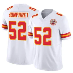 Men's Creed Humphrey Kansas City Chiefs No.52 Limited Vapor F.U.S.E. Jersey - White