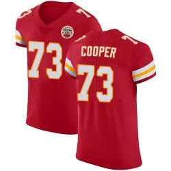 Men's Dalton Cooper Kansas City Chiefs No.73 Elite Team Color Vapor Untouchable Jersey - Red