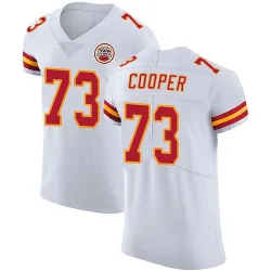 Men's Dalton Cooper Kansas City Chiefs No.73 Elite Vapor Untouchable Jersey - White