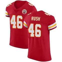 Men's Darius Rush Kansas City Chiefs No.46 Elite Team Color Vapor Untouchable Jersey - Red
