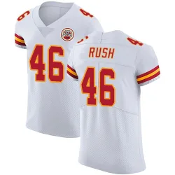 Men's Darius Rush Kansas City Chiefs No.46 Elite Vapor Untouchable Jersey - White