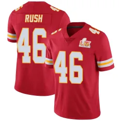 Men's Darius Rush Kansas City Chiefs No.46 Limited Team Color Vapor Untouchable Super Bowl LIX Jersey - Red