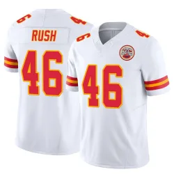 Men's Darius Rush Kansas City Chiefs No.46 Limited Vapor F.U.S.E. Jersey - White