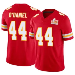 Men's Dorian O'Daniel Kansas City Chiefs No.44 Limited Vapor F.U.S.E. Super Bowl LIX Jersey - Red